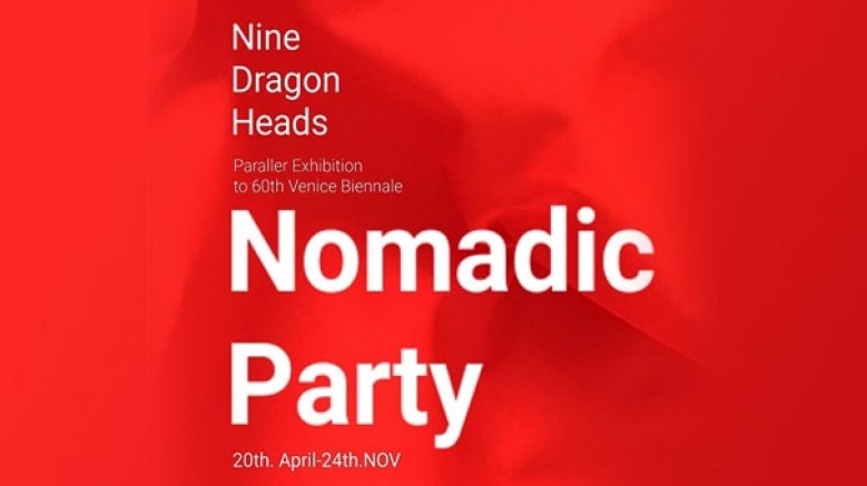 Bedri Baykam ve Denizhan Özer, Uluslararası sanatçı kolektifi Nine Dragon Heads'in üyeleri olarak Nomadic Party sergisinde / 19 Nisan - 24 Kasım 2024 Venedik Spazio Punch