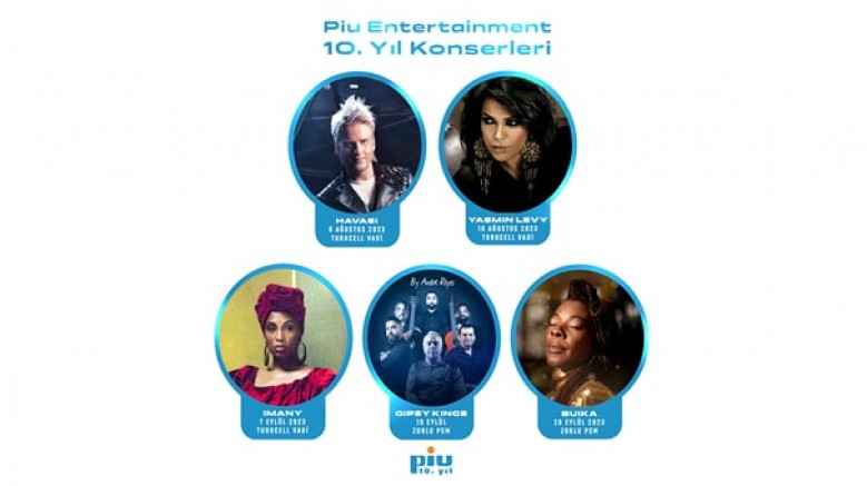 Piu Entertainment, Ağustos ve Eylül aylarında sanatseverleri müzik dünyasının gözde isimleriyle buluşturacak