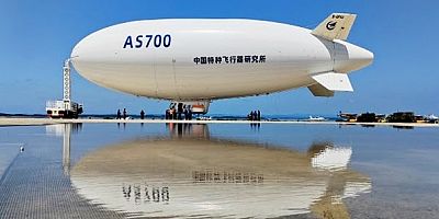 Çin’in geliştirdiği sivil insanlı hava gemisi, ilk uçuşunu başarıyla gerçekleştirdi