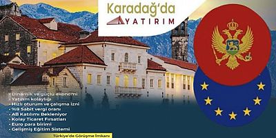 Karadağ'da yatırım fırsatları için 'www.karadagdayatirim.com'