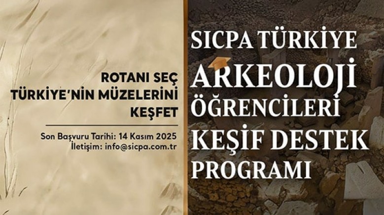 Arkeoloji öğrencilerinin sahadaki eğitim ve gelişimlerine katkı sağlamak amacıyla; geçen yıl ilki gerçekleştirilen keşif destek programı, tekrarlanıyor