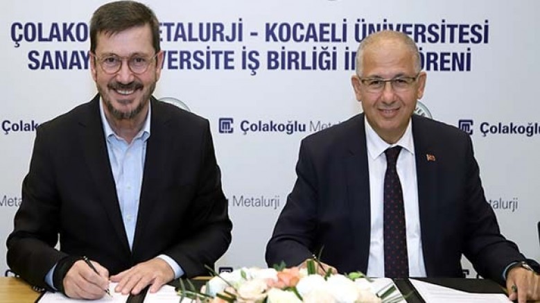 Çolakoğlu Metalurji, Kocaeli Üniversitesi ile eğitim, araştırma ve yüksek lisans alanlarında iş birliği protokolü imzaladı