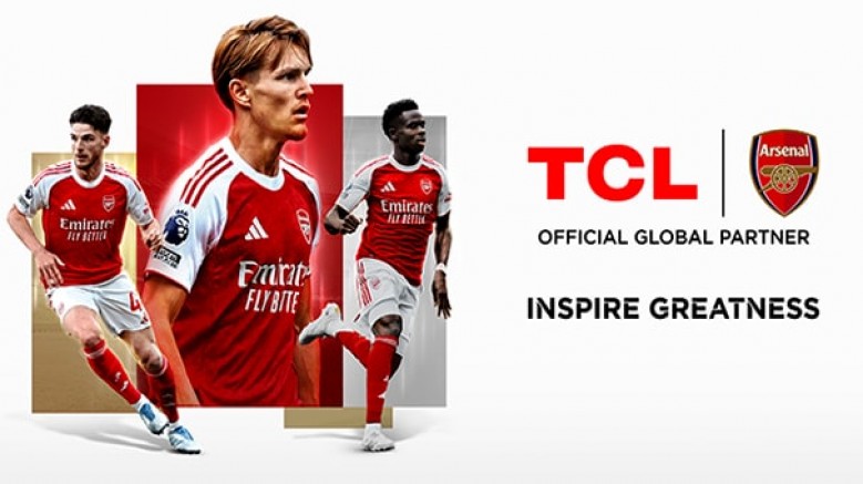 Dünyanın öncü tüketici elektroniği markalarından ve global TV pazarının 2 numarası TCL, Arsenal’in Resmi Küresel Tüketici Elektroniği Ortağı oldu