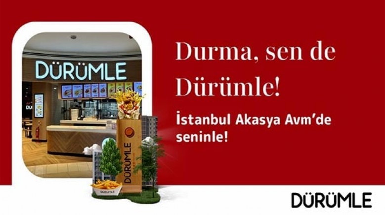 Dürümle, Akasya AVM’de yeni restoranını açtı