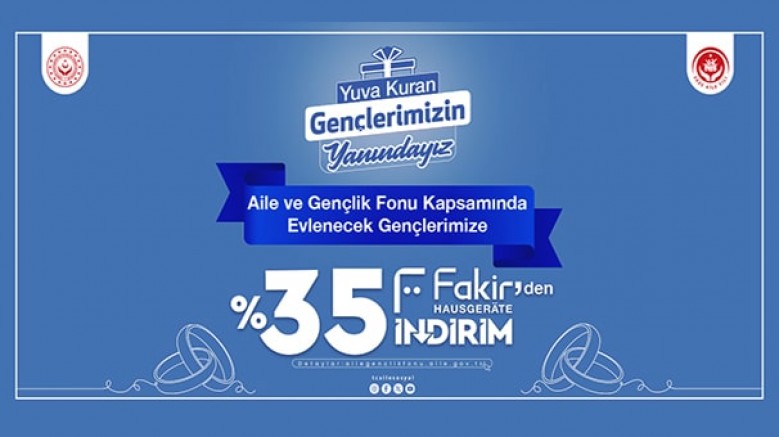 Fakir Hausgeräte, Aile ve Sosyal Hizmetler Bakanlığı’nın yürüttüğü 'Evlenecek Gençlerin Desteklenmesi   Projesi' kapsamında; evin tüm ihtiyaçlarını tek çatı altında buluşturan bir kampanya başlattı