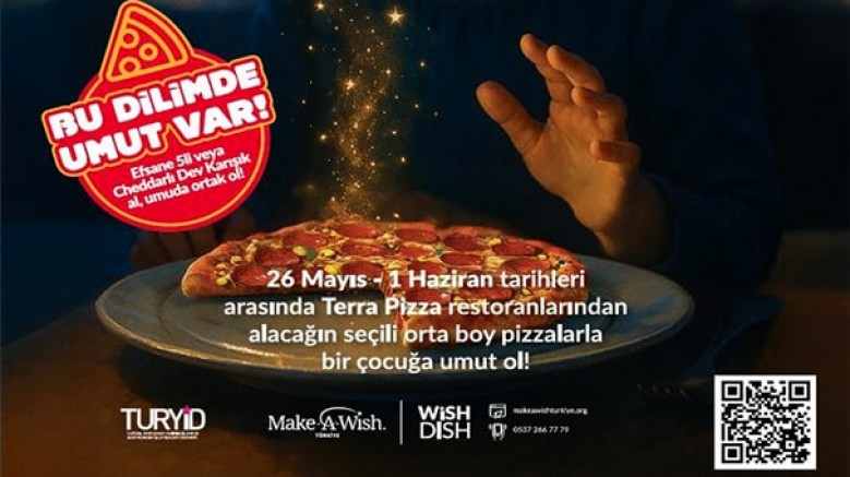 Lezzeti iyilikle buluşturan kampanya, 1 Haziran 2025 Pazar gününe kadar Terra Pizza restoranlarında geçerli olacak