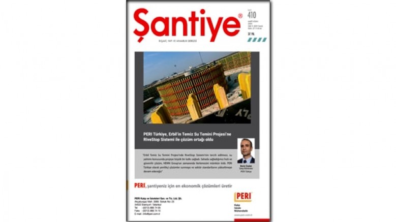 Şantiye'nin Mart - Nisan 2025 (410.) sayısı yayınlandı