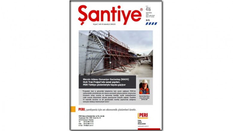 Şantiye’nin Mart - Nisan 2026 sayısı yayınlandı