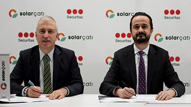 Solarçatı’nın anahtar teslim arazi tipi güneş enerji santrallerine sağladığı işletme bakım hizmetinde; Securitas    Güvenlik Hizmetleri, teknoloji odaklı insansız güvenlik çözümleri ile maksimum güvenlik sağlayacak