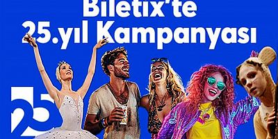 25. yıl kapsamında hayata geçirilen 'Biletix 25. Yıl Kampanyası' ile sanatseverler, yıl boyunca seçili etkinliklere yüzde 25 ve üzeri indirimle bilet satın alma fırsatı yakalayacak