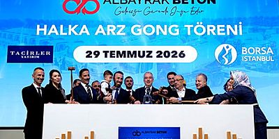 Albayrak Hazır Beton, 29 Temmuz 2026 tarihi itibarıyla; ALBTN koduyla, Borsa İstanbul’da işlem görmeye başladı