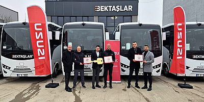 Anadolu Isuzu, Bozüyük merkezli Bektaşlar Turizm’e, Anadolu Isuzu yetkili satış bayisi Karseç aracılığıyla; 20 adet Novo Lux aracın teslimatını gerçekleştirdi