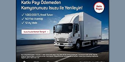 Anadolu Isuzu, ticari araç müşterilerinin araç yenileme ve filo yatırımlarını desteklemek amacıyla; kamyon ve kamyonet modellerinde avantajlı finansman kampanyası başlattı