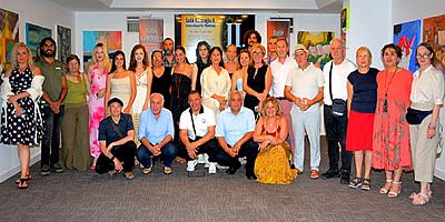 Beyond Otel ev sahipliğinde gerçekleştirilen Salih Karcıoğlu 2. Uluslararası Resim Sergisi, 20 Temmuz'a kadar ziyaretçilere açık olacak