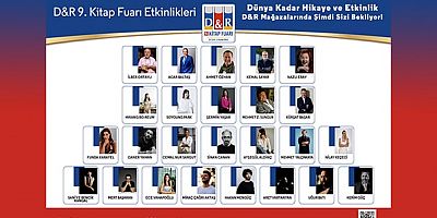 D&R Kitap Fuarı, 2 Kasım'a kadar sürecek