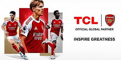 Dünyanın öncü tüketici elektroniği markalarından ve global TV pazarının 2 numarası TCL, Arsenal’in Resmi Küresel Tüketici Elektroniği Ortağı oldu