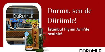 Dürümle İstanbul Flyinn AVM’de yeni restoranını açtı