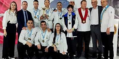 Ege Serbest Bölgesi'nde günde 25 binden fazla kişiye yemek üreten ESBAŞ Gıda İşletmeleri A.Ş., 9. Alanya Altın   Kepçe Aşçılar Uluslararası Yemek Yarışması'ndan birincilikle döndü