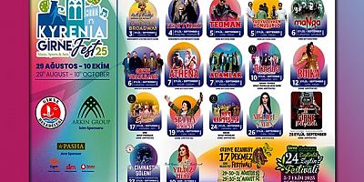 'Girne Fest 25' Pasha Group ana sponsorluğunda, 29 Ağustos – 10 Ekim tarihleri arasında gerçekleşecek