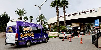 İskenderun Teknik Üniversitesi'nin ardından Hatay Mustafa Kemal Üniversitesi'nde de ring seferleri başlatıldı