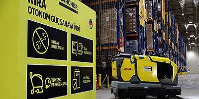 Kärcher'in otonom temizlik robotu, DHL Supply Chain Türkiye depolarında göreve başladı