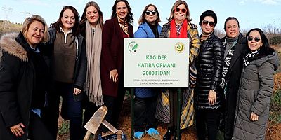 Kadın girişimciliği ve toplumsal kalkınmayı destekleyen KAGİDER, 2000 fidanla Gebze’de yeni bir orman kurdu