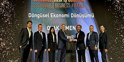 OYAK Çimento, 'red-5C Isıl Dönüşüm' projesi ile Sürdürülebilir İş Ödülleri’nin 'Döngüsel Ekonomi Dönüşümü' kategorisinde ödüle layık görüldü