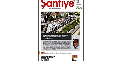 Şantiye’nin Eylül - Ekim 2025 sayısı yayımlandı