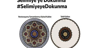 Selimiye Camii restorasyonuna kamuoyundan tepki