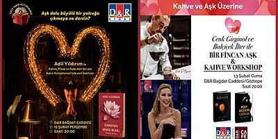 Sevgililer Günü'nü kitapların ve müziğin buluştuğu özel etkinliklerle kutlayan D&R, tüm sevenleri aşkın her tonunu keşfetmeye davet ediyor / 12-13-14 Şubat