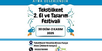 Tekstilkent İkinci El ve Tasarım Festivali / 30 Ekim - 2 Kasım