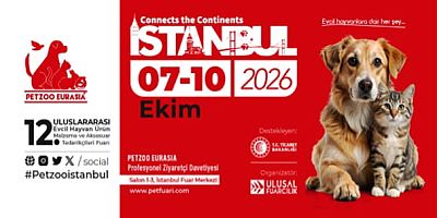 Türkiye'nin en büyük evcil hayvan fuarı, Petzoo Eurasia 2026 / 7-10 Ekim / İstanbul Fuar Merkezi