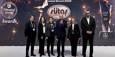Türkiye’nin en kapsamlı güven araştırması sonrasında açıklanan Trusted Brand Awards 2026’da, Sütaş kendi sektöründe 'Türkiye’nin En Güvenilir Markası' seçildi