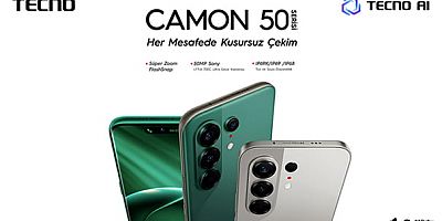 Yapay zeka odaklı teknoloji markası TECNO'nun yeni CAMON 50 Serisi, özellikle; görüntüleme teknolojileri ve kullanıcı deneyimini merkeze alan 'Pratik Yapay Zeka' (Practical AI) vizyonuyla öne çıkıyor