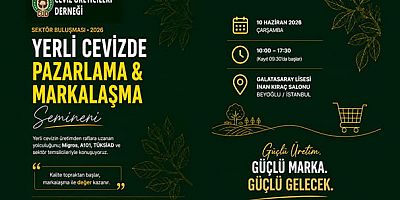 Yerli Cevizde Pazarlama & Markalaşma Semineri 2026 / 10 Haziran 2026 Çarşamba 10:00 – 17:30 Galatasaray Lisesi – İnan Kıraç Salonu / İstanbul
