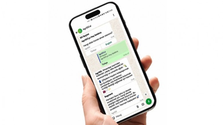 Tabit’in kurucularının geliştirdiği yeni nesil tarım asistanı AgriGO.AI, çiftçilere WhatsApp üzerinden yapay zekâ destekli bilgi desteği sunmaya başladı