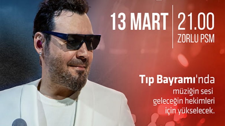 Türk pop müziğinin güçlü yorumcularından Yaşar, 14 Mart Tıp Bayramı kapsamında; Geleceğin Hekimleri yararına, 13 Mart gecesi Zorlu Performans Sanatları Merkezi sahnesine çıkıyor