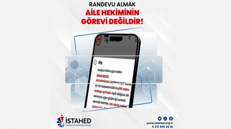 'Yeni sistemin, medyada bazı yanlış haberlerle birlikte; aile hekimine başvurmadan hastaneye   gidilemeyecekmiş gibi yansıtılması; gerçeği yansıtmamaktadır'